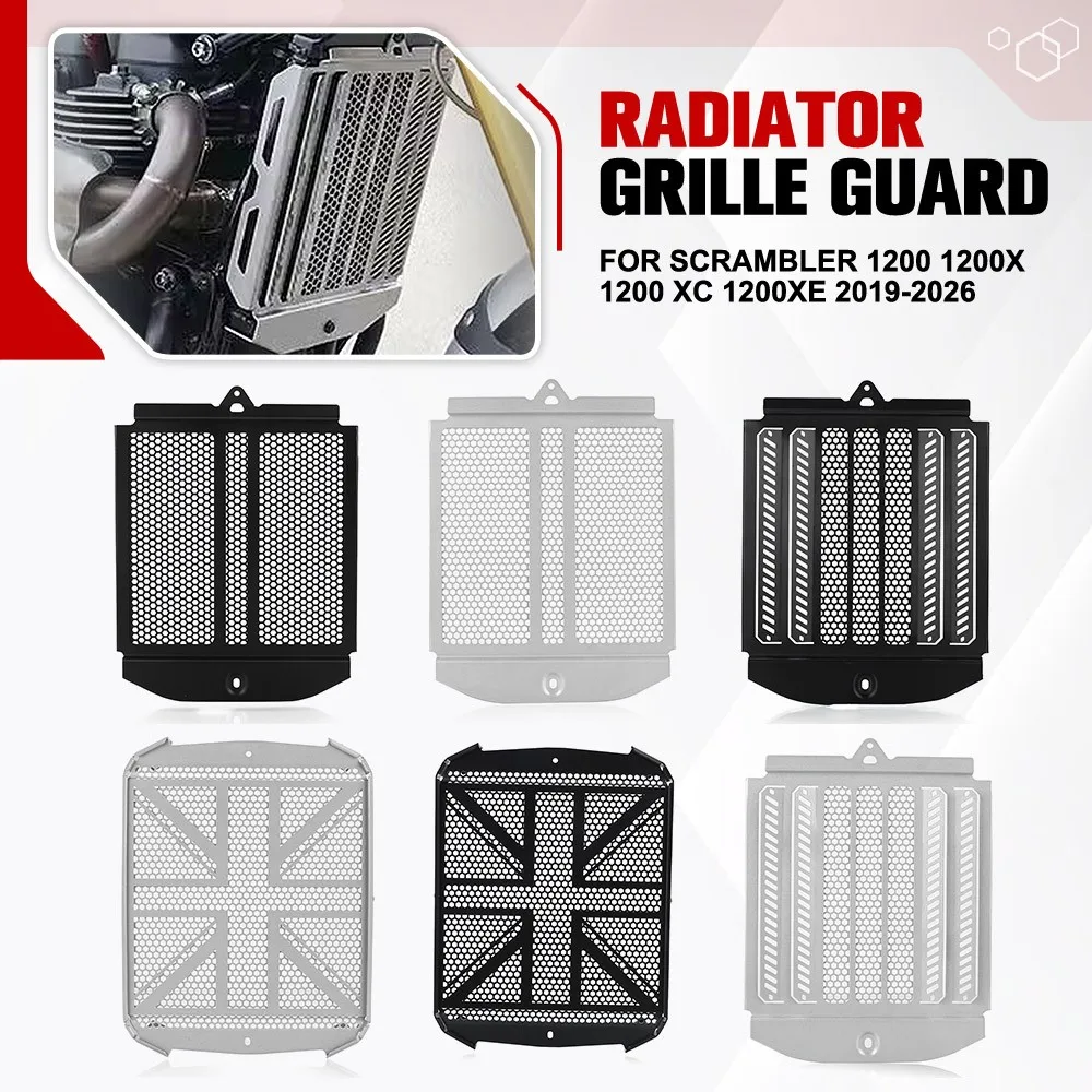 For Scrambler 1200 1200X 1200 XC 1200XE 2019 2020 2021 2022 2023 2024 2025 2026 Motorcycle Radiator Guard Grille Cover Protector