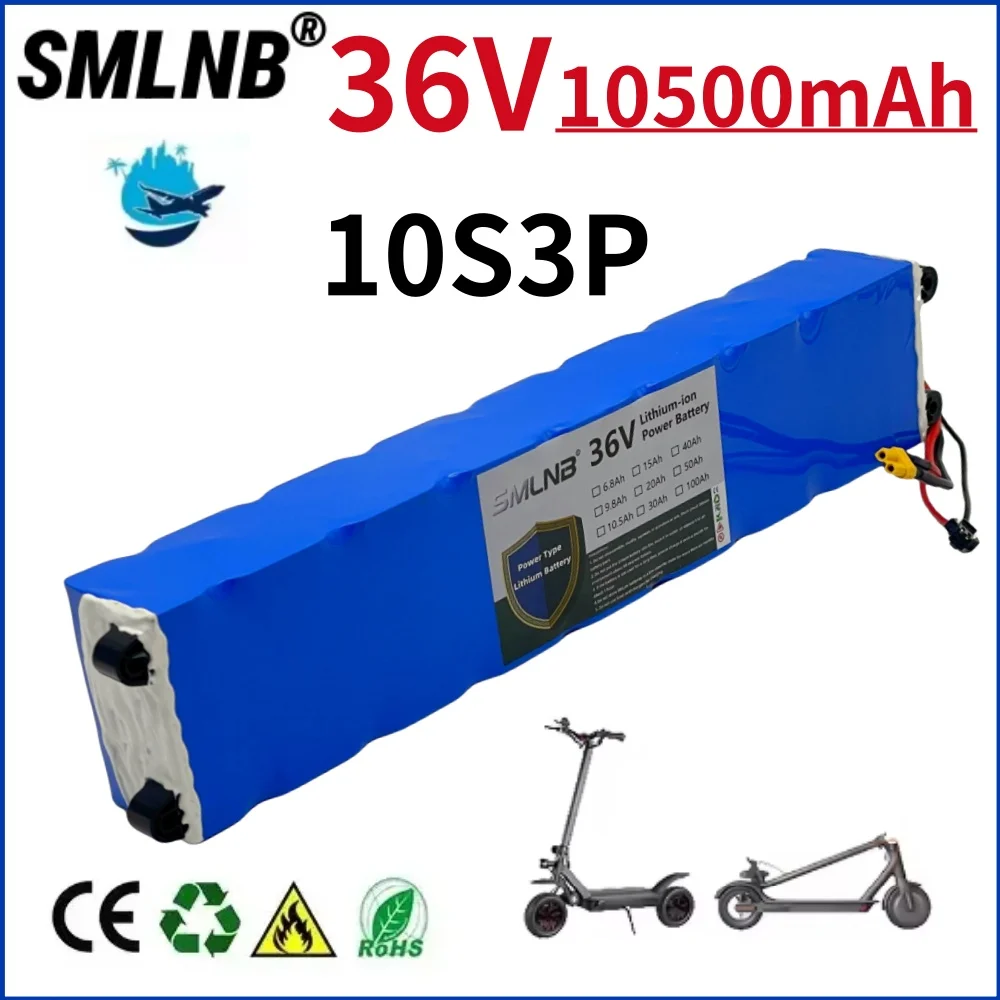 

36V for Xiaomi M365/1S Special Battery Pack 9.8Ah Li-ion battery 10S3P 500W electric scooter/bicycle power battery with BMS