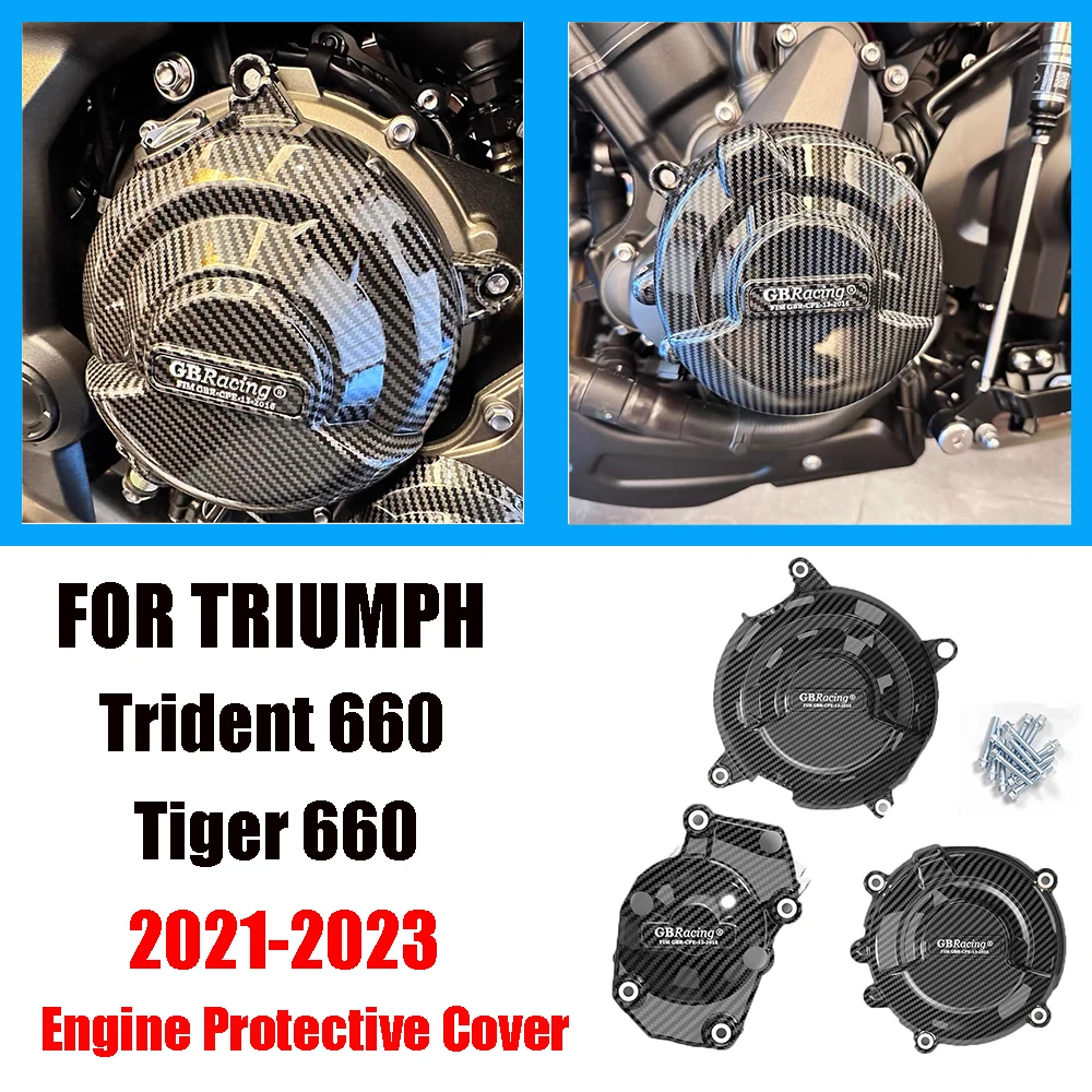 

For Triumph Trident 660 & Tiger 660 2021 2022 2023 GB Racing Motorcycles Engine Protective Cover