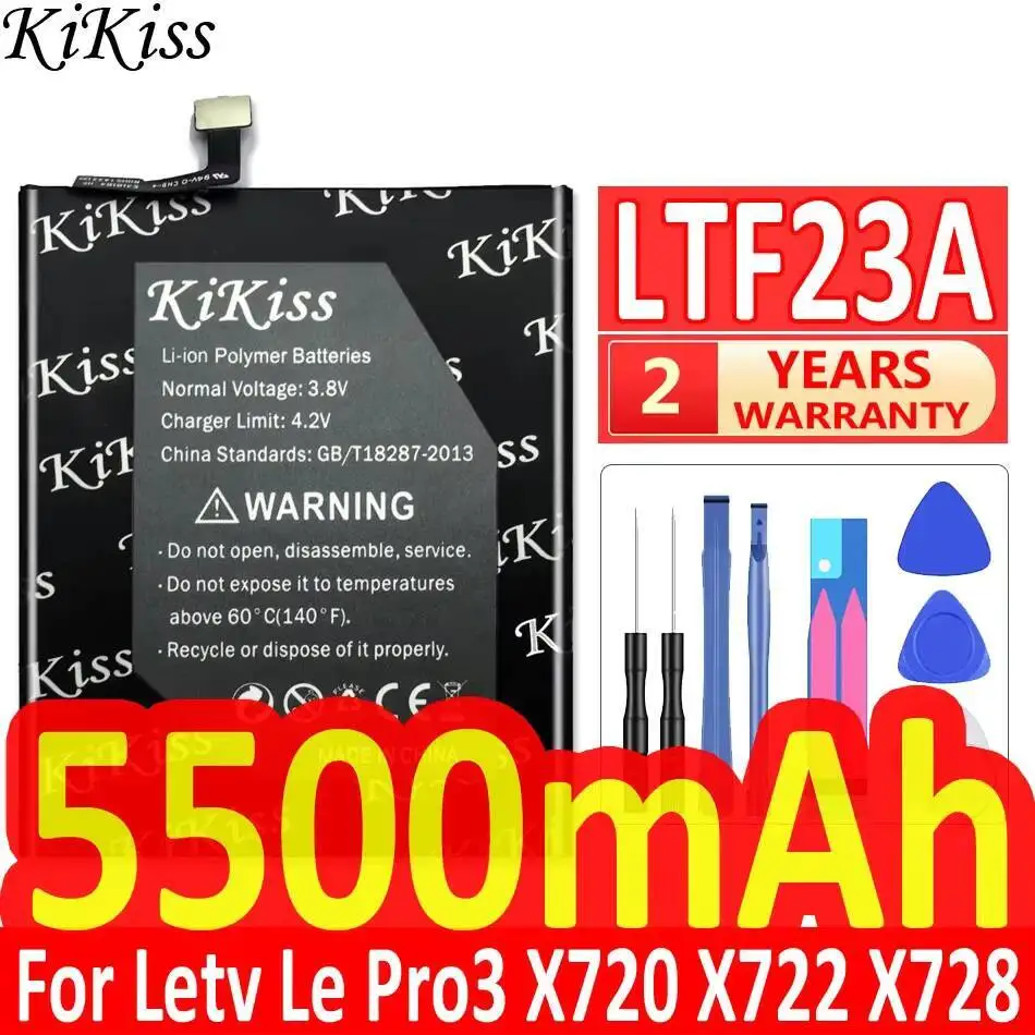 

Аккумулятор для мобильного телефона LTF23A 5500 мАч для Leeco Letv LE Pro 3 Pro3 X720 X721 X722 X725 X726 X727 X728 LEX720 LEX727 LEX728