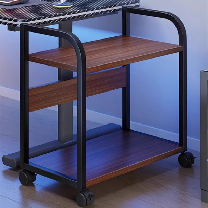 

Computer host bracket, shelf under the desk, movable chassis, base with wheel support frame, trolley