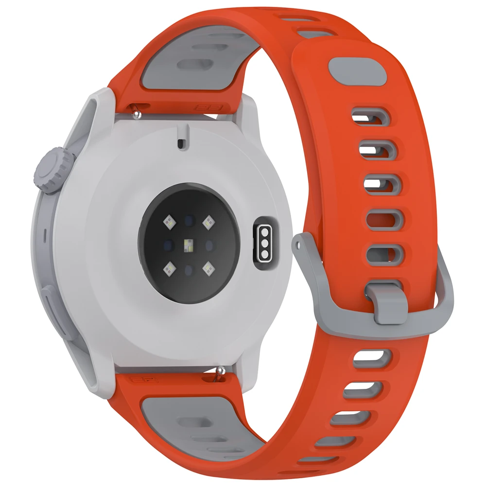 Double Color 22mm universal strap For Huawei Watch Ultimate 2 1 / GT6 GT5 GT4 GT3 GT2 46MM / Watch 3 4 rubber buckle silicone Wa