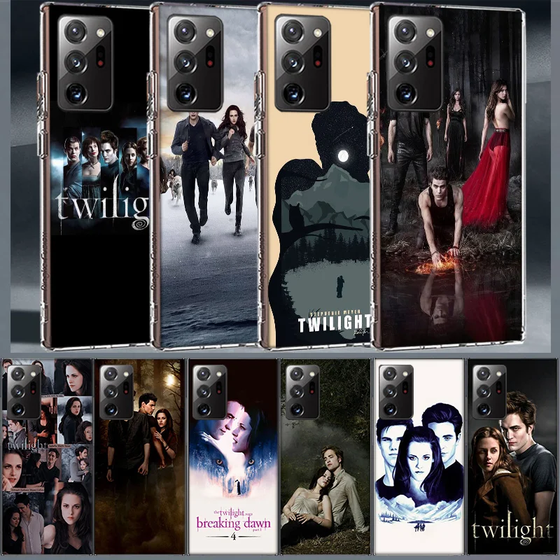 Чехол Team Edward Jacob Сумерки для Samsung A55 A35 A25 A15 Phone Galaxy Note 20 Ultra 10 Lite 9 8 M52 M51 M32 M31 M30S M21 J8