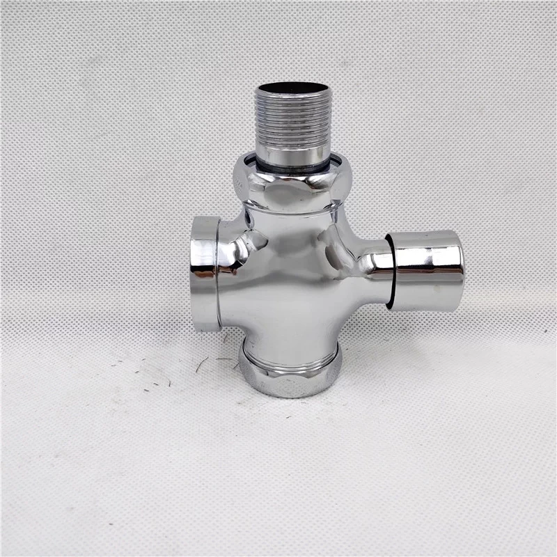 Hand Press Time‑Delay Flush Valve Manual Self‑Closing Toilet Flusher For Squat Pan Public Bathroom Sanitary Fitting