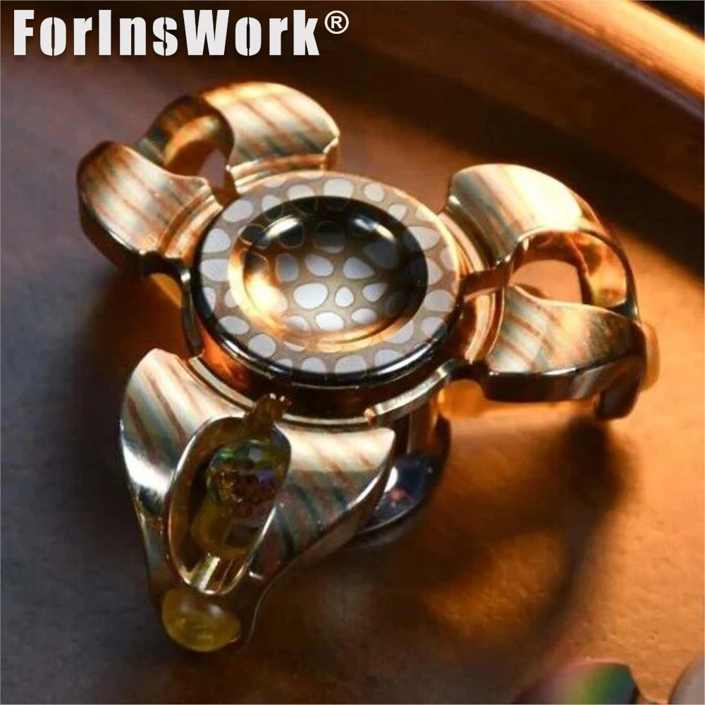 METILIS Starfall Irregular Fidget Spinner Curved Petal EDC Toy Spinner Fidget Office Desk Accessories