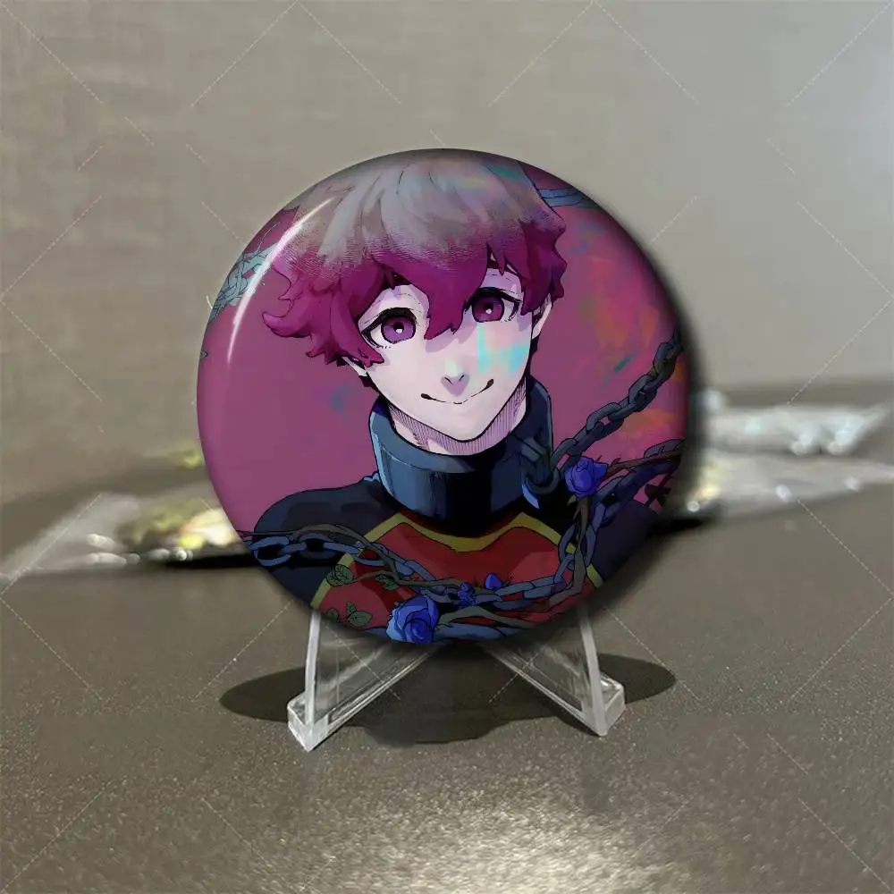 Anime Characters Alexis Ness Round  New Brooches Soft Button Pin Funny Silly Gnarpy On A Skateboard Badge Gamer Collection Gifts view 4