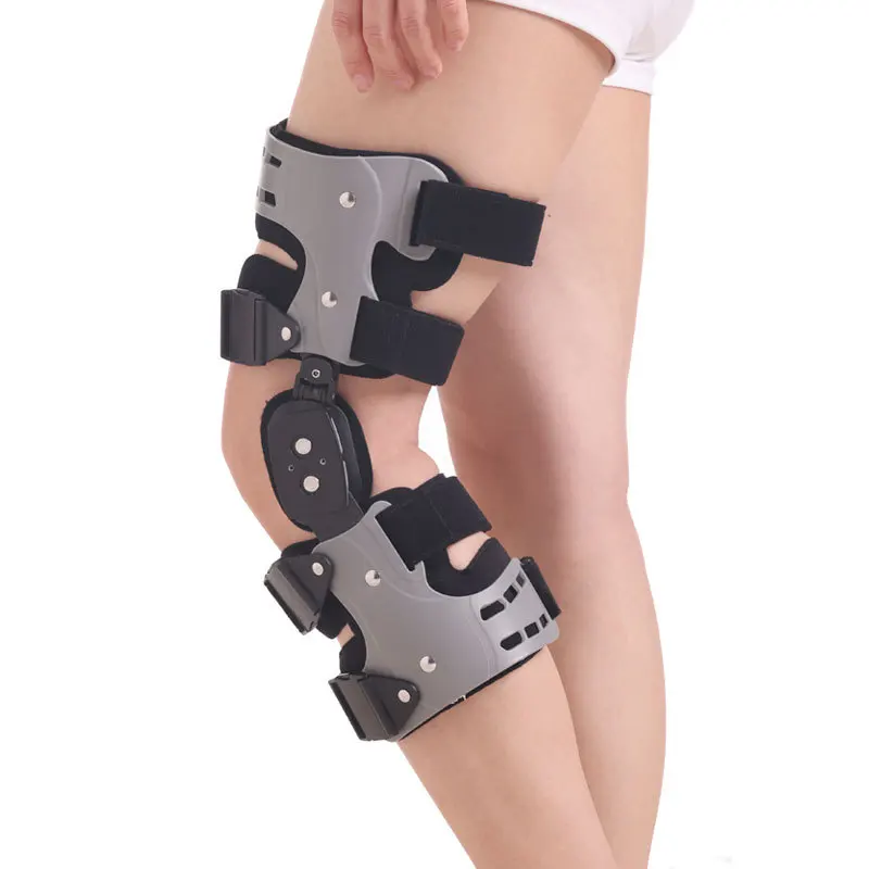 Adjustable Knee Joint Fixation Brace Support for Osteoarthritis, Knee Post-operative Recovery Fixator, Knee Varus Correction
