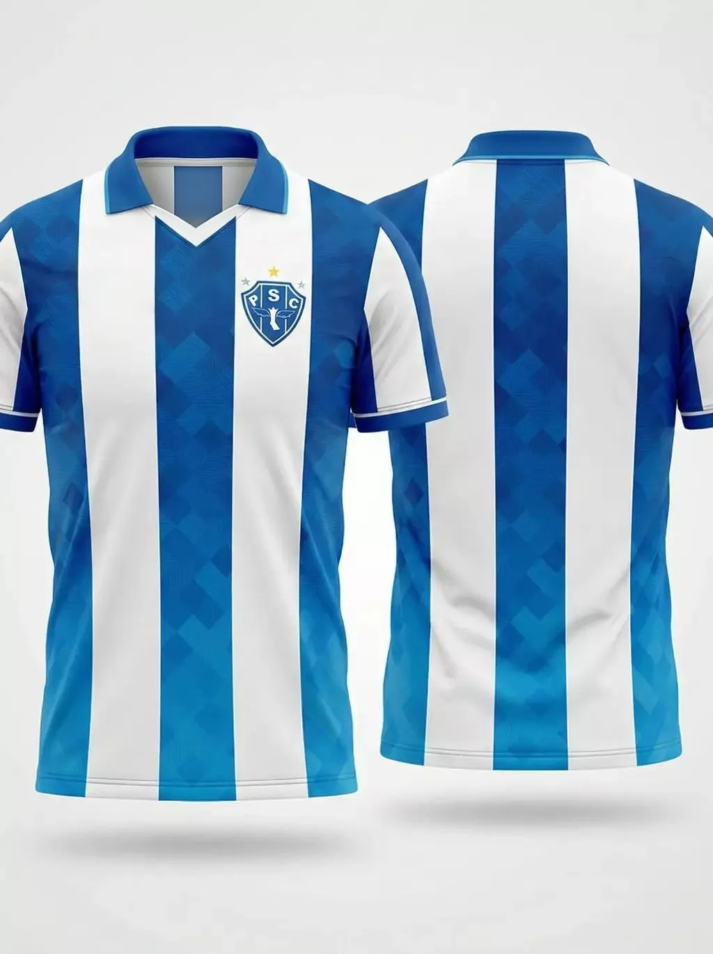 Paysandu SC Fußballtrikot 2026/27, Unisex Fußballshirt, Atmungsaktives 3D-Druck Sportoberteil, Schnelltrocknendes Fan-T-Shirt für Männer und Frauen – Detail 5