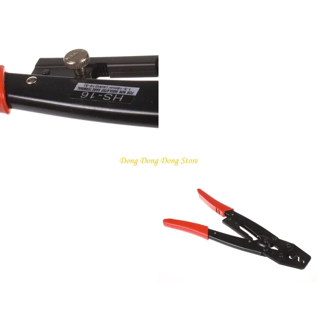 

HS16 Wire Crimping Pliers Terminals Crimping Capacity Cable Cutter Insulated