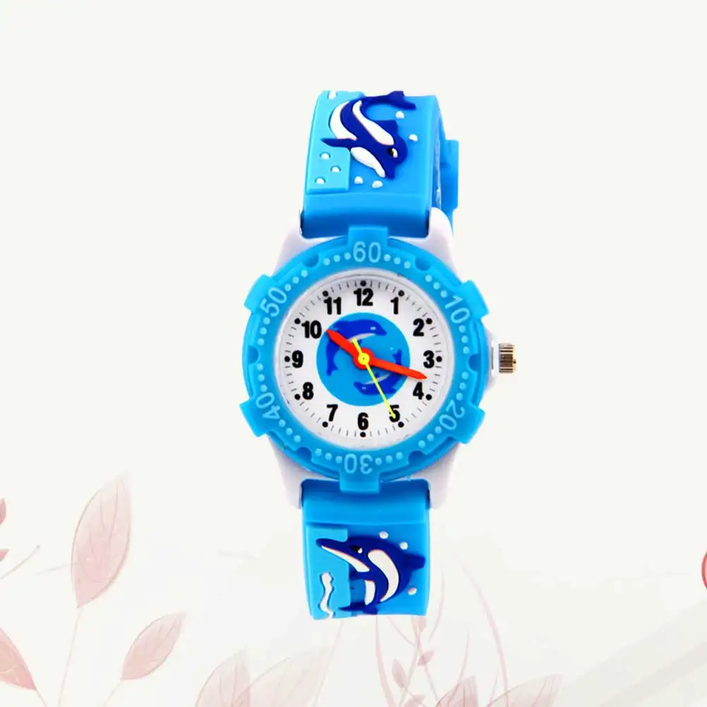 1PCS Kids Watch Children Boys Girls 3D Electric Wrist Decoration Soft Birthday Gift Cartoon for Children