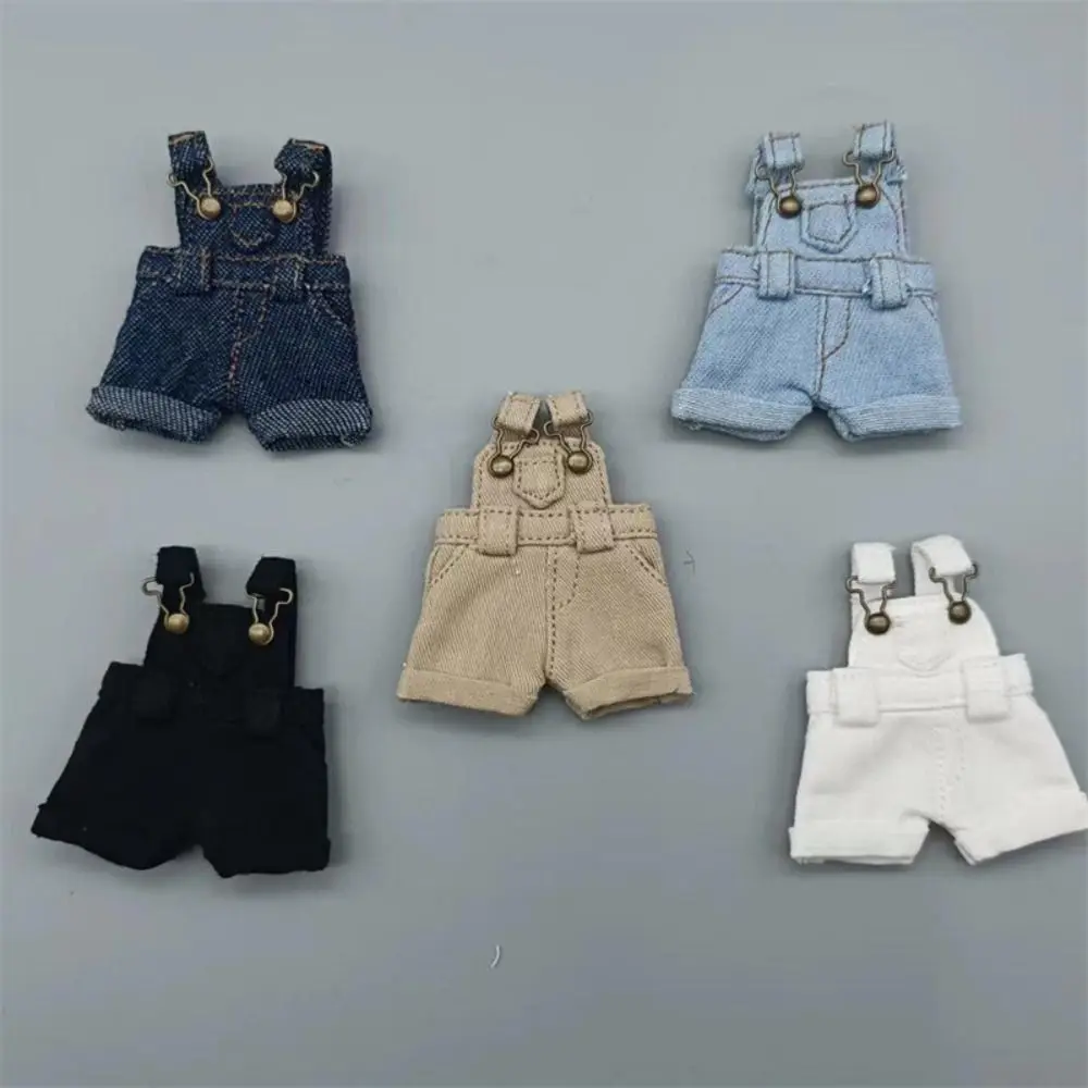 Casual Wears OB11 Denim Pants Playing House Dress Up Doll Clothes Overalls Outfit Cotton Doll Jeans Pants Obitsu11