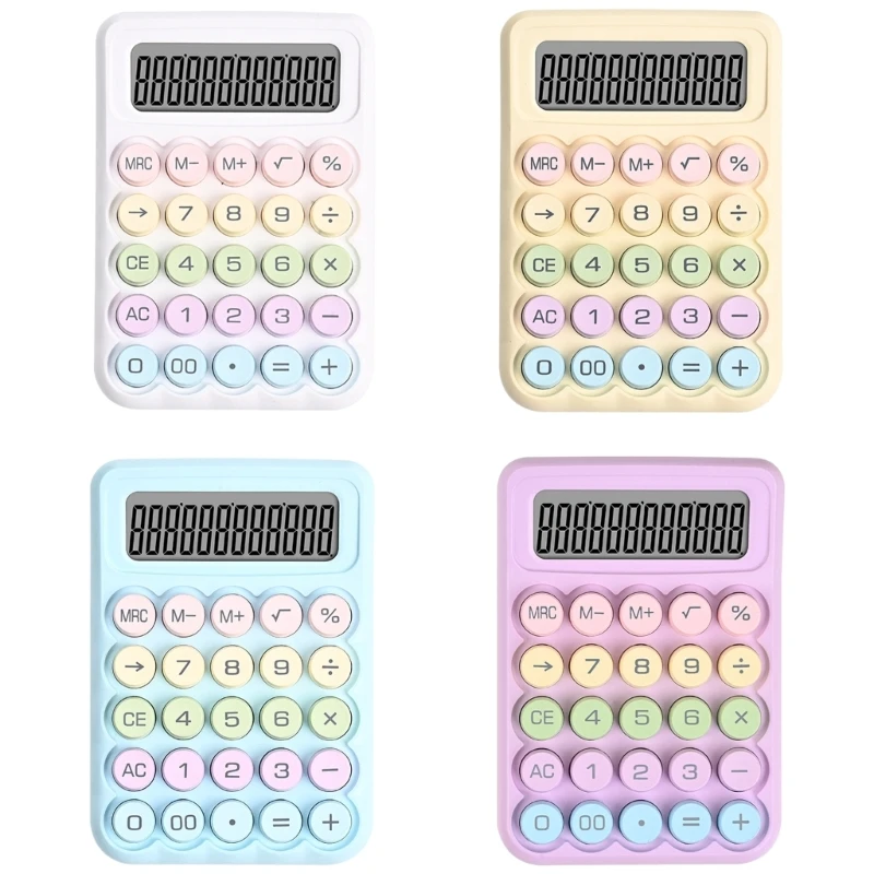 User Friendly Mechanical Keypad Calculator Clear Display, Easy to Read Number