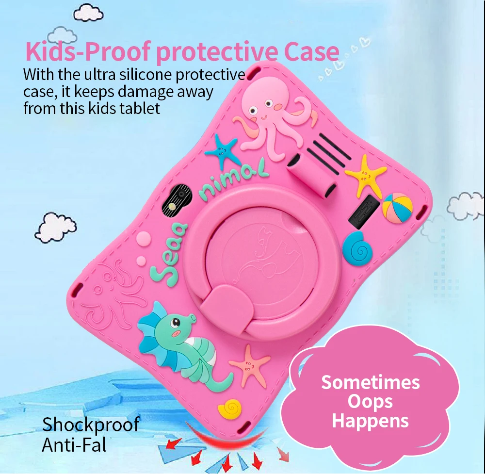 Original New 7-inch Kid Tablet Android 9 Quad core 1TB Extended WIFI Bluetooth 4GB RAM 64GB ROM 4000mAh