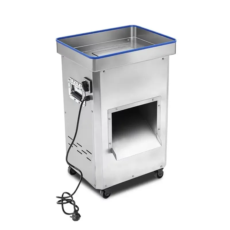 Stainless Steel Vertical Meat Cutter and Shredder for Beef Pork Lamb Chicken with 3mm 5mm 7mm Adjustable Blade Spacing