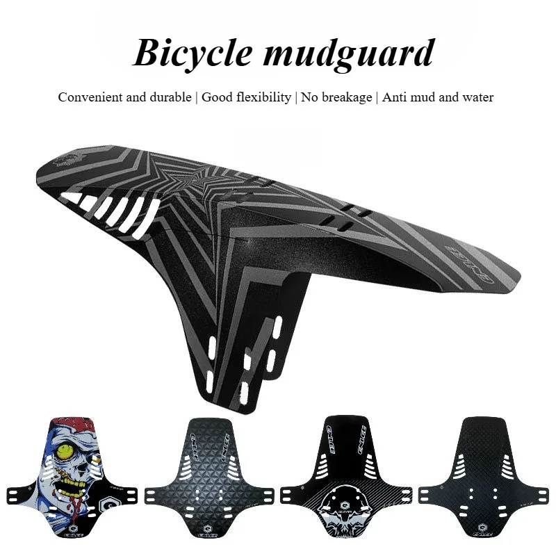 1pc Reflective Mudguard MTB Bicycle Fender Suitable for Front Fork Rear Wheel Fender Reflective Mud Guard Cycling Parts