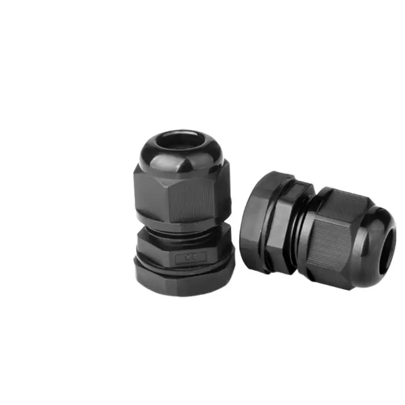 Nylon Waterproof Gland PG/MP Plastic Sealing Connector For Electrical Wiring Cable Fixing Head With Packing Bushing