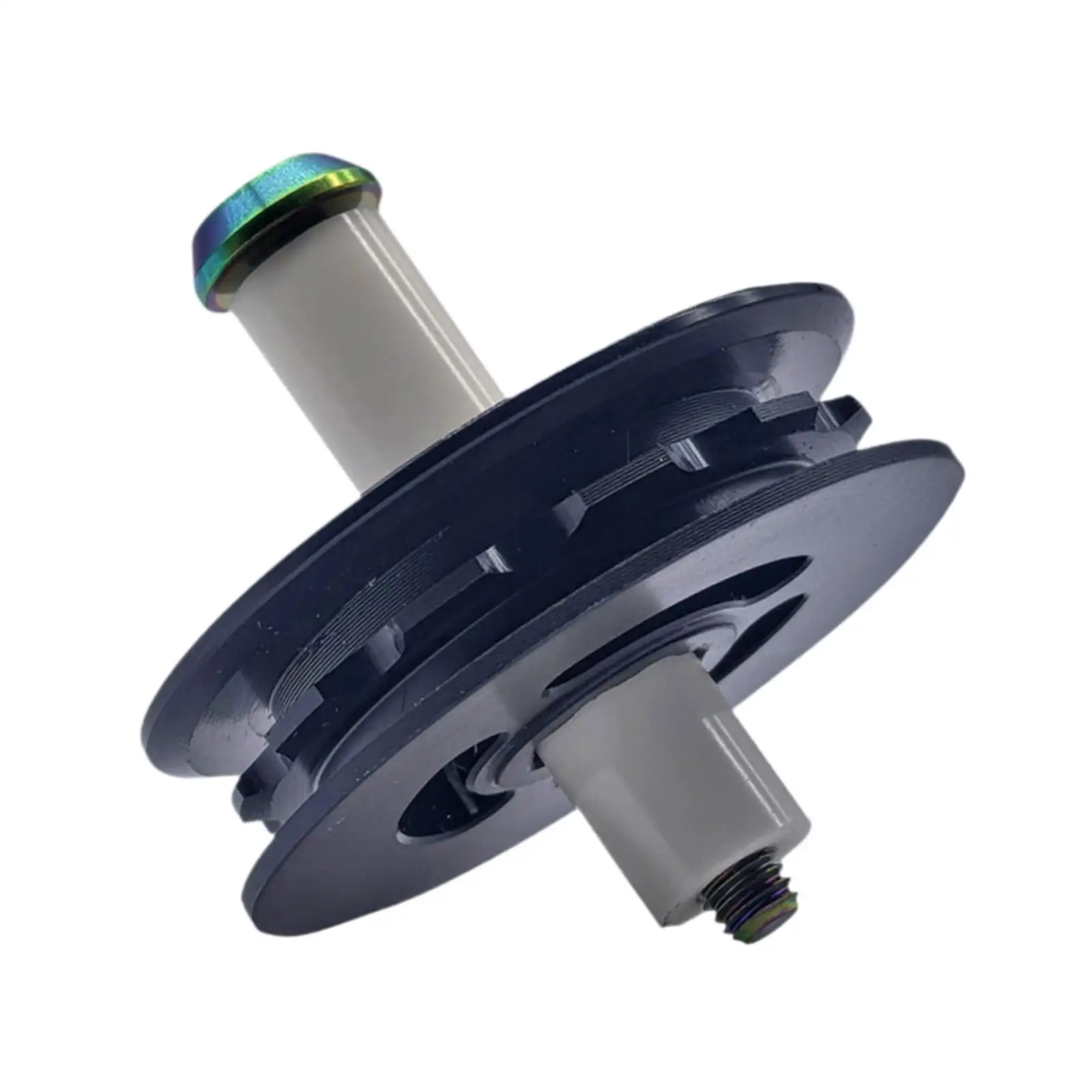 دراجة سلسلة الموتر دليل عجلة رمح سلسلة دراجات أجزاء الضغط ، مقاومة للاهتراء ، المسمار سبائك التيتانيوم ، مكون استبدال #1