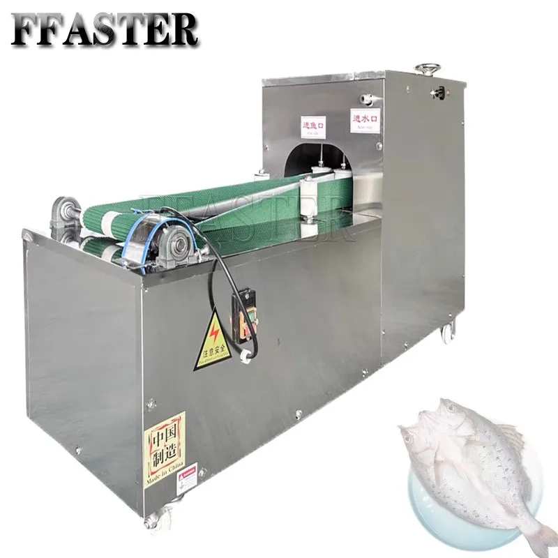 Commercial Automatic Small Size Fish Back Opening Belly Machine Fish Killing Eviscerating Gutting Cleaning Scaling Machine