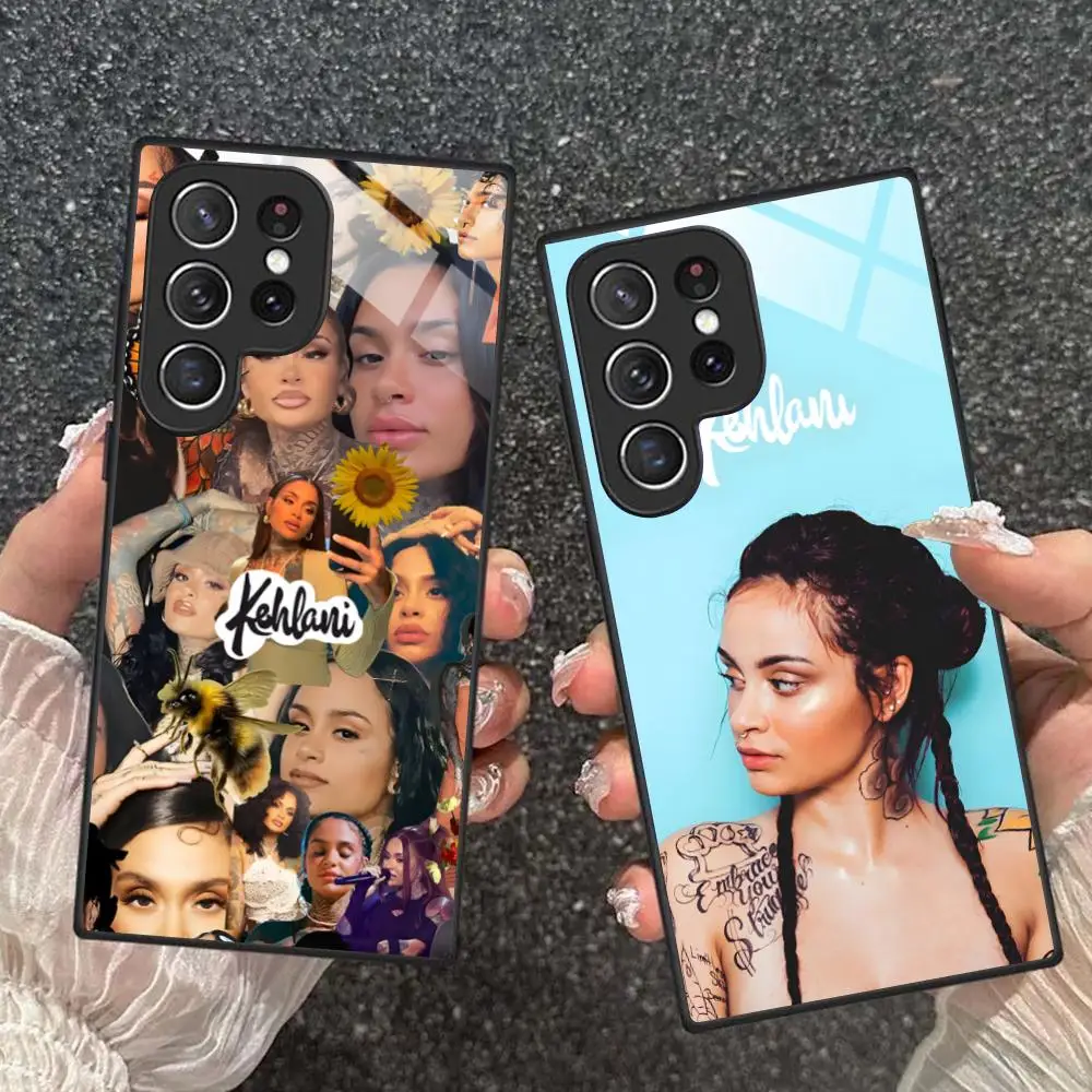Kehlani Mobile Cell Phone Case for Samsung Galaxy A56 55 54 53 52 51 36 35 34 23 16 15 5G Glass Colorful Cover Cover Luxury