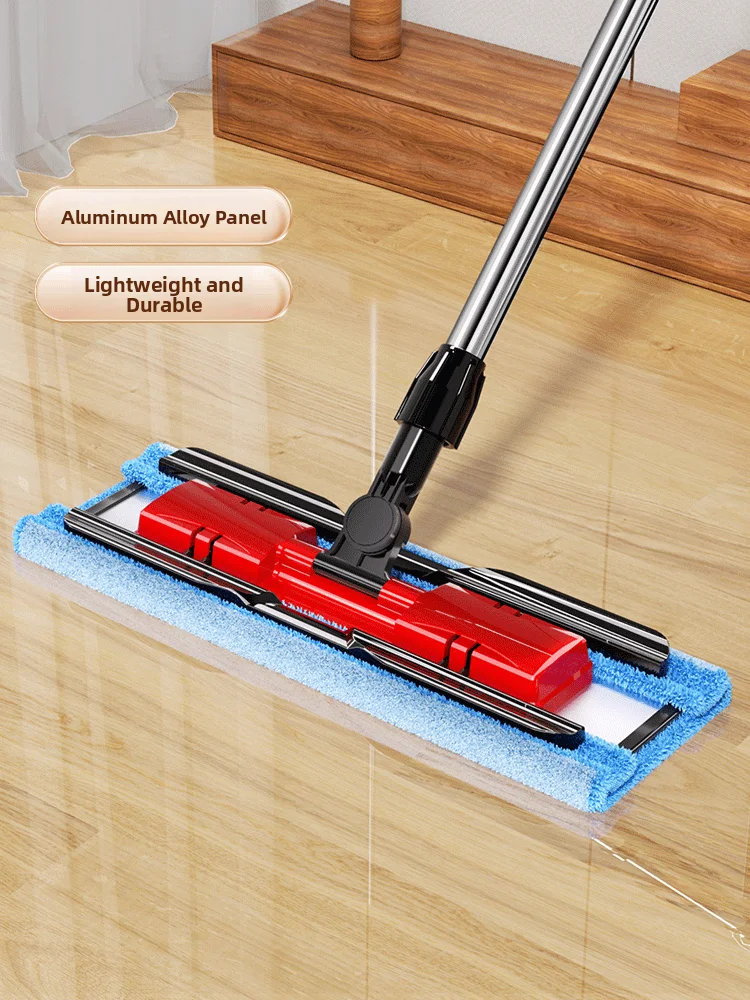 maryya-beautiful-flat-mop-for-home-use-tile-floor-cleaning-powerful-cloth-squeegee-large-size-clamp-mop-manual-cleaning-tool