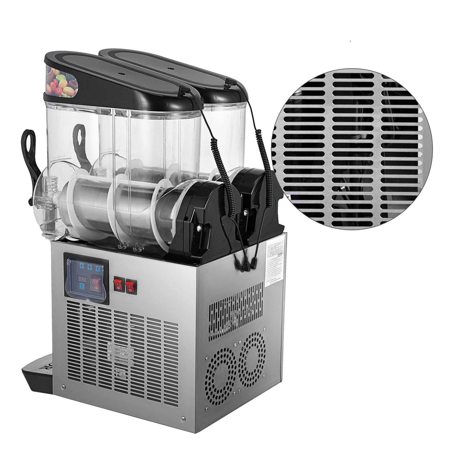 

Commercial Kitchen Refrigeration Equipment Frozen Drink Machine Slush & Ice Frappe Slush Machine