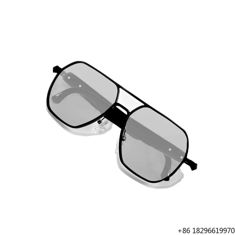 AI Translation for Smart Glasses Photochromic UV Protection Voice Assistant Touch-based Control Music Player Call IPX-5