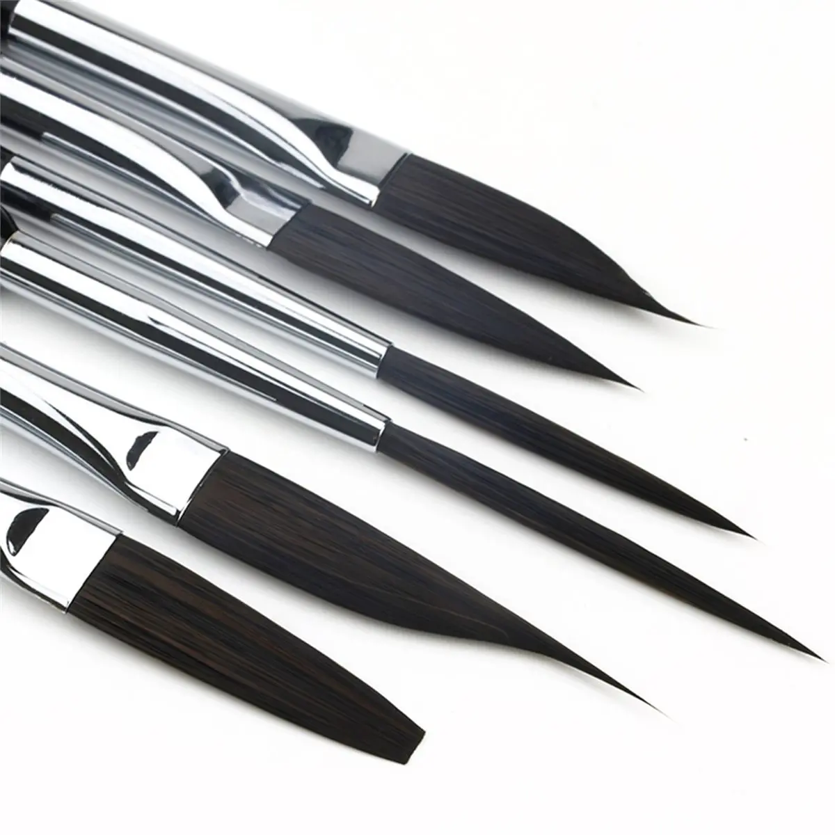 Nices 6 PCS Pinstriping Brush Kit, Fine Line Striping Paint Brushes,Paint Brushes Set for Acrylic, Watercolors
