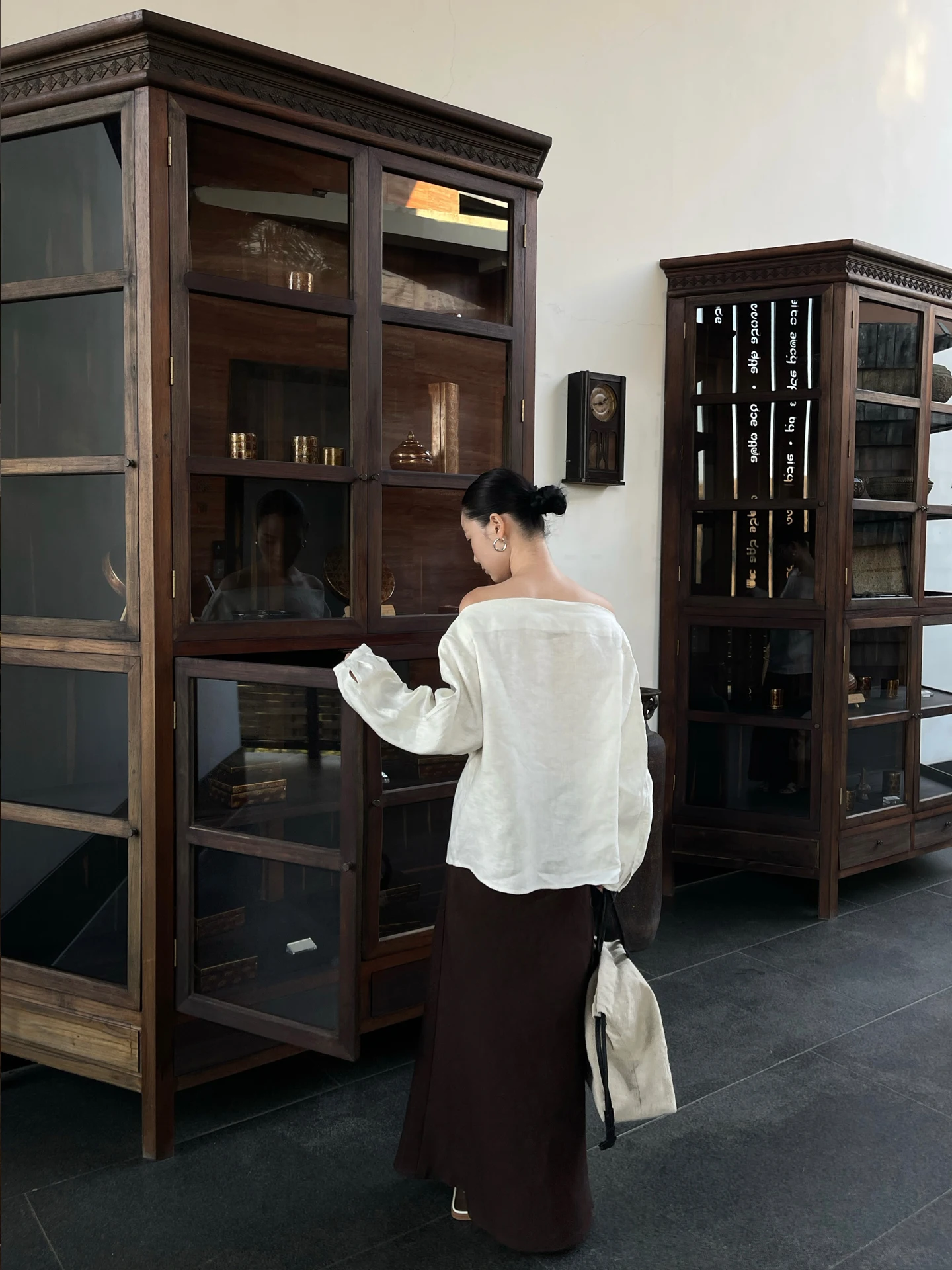 

Юбка с высокой талией, универсальная, осенняя новинка, кофейного цвета, средней длины, повседневная, не требующая глажки, из смесового хлопка и льна