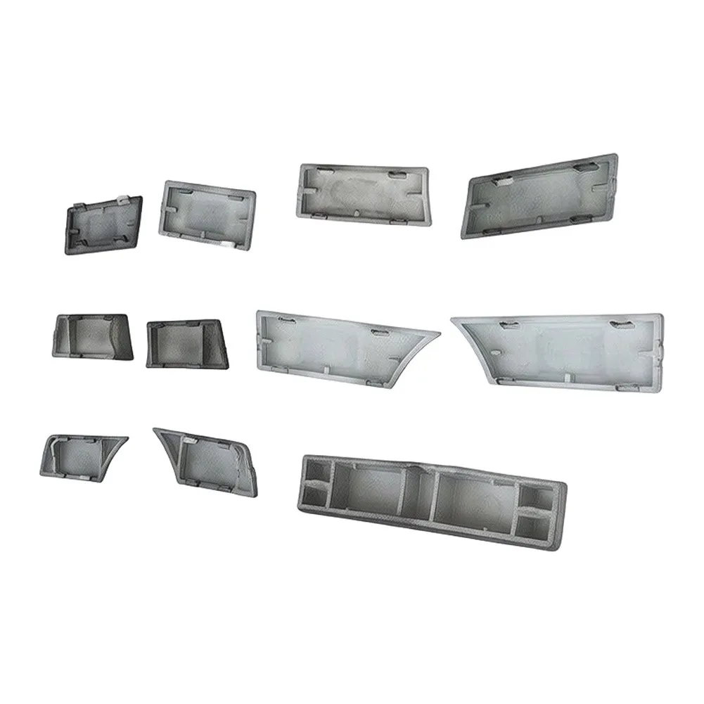 Replacement A/C Switch Button Cover Kit 14 Pieces for BMW For F10 F11 For F01 F02 For F12 F13 F06 2008 through 2017 Model Years