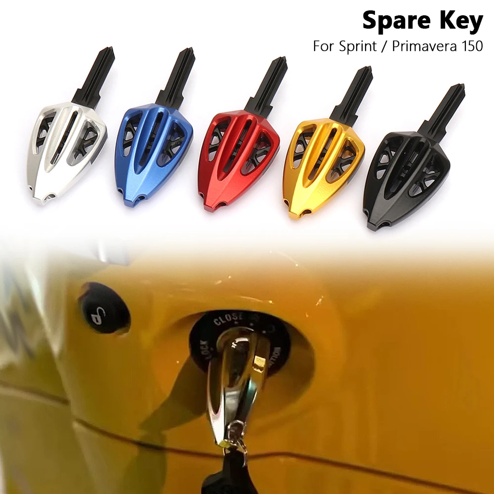 

New Motorcycle Accessories Key Spare Keys For Vespa Sprint 150 Primavera 150 Chip Key SPRINT PRIMAVERA 150