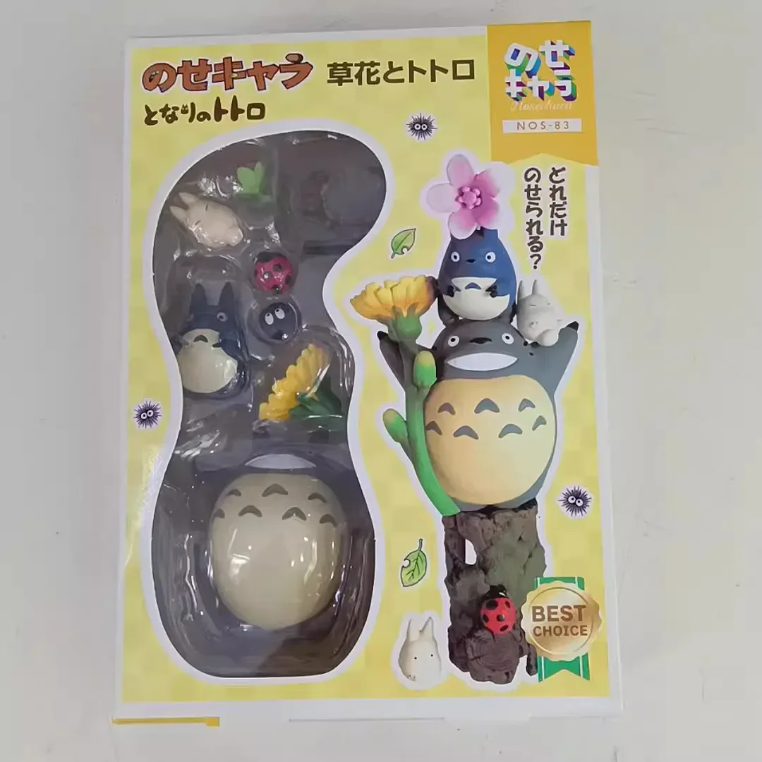 Anime Miyazaki Hayao Serie Totoro Figuur Mini Standbeeld Schattig Speelgoed Kamer Ornamenten Kawaii Pvc Figuren Speelgoed Kid Geschenken Verzamelobjecten