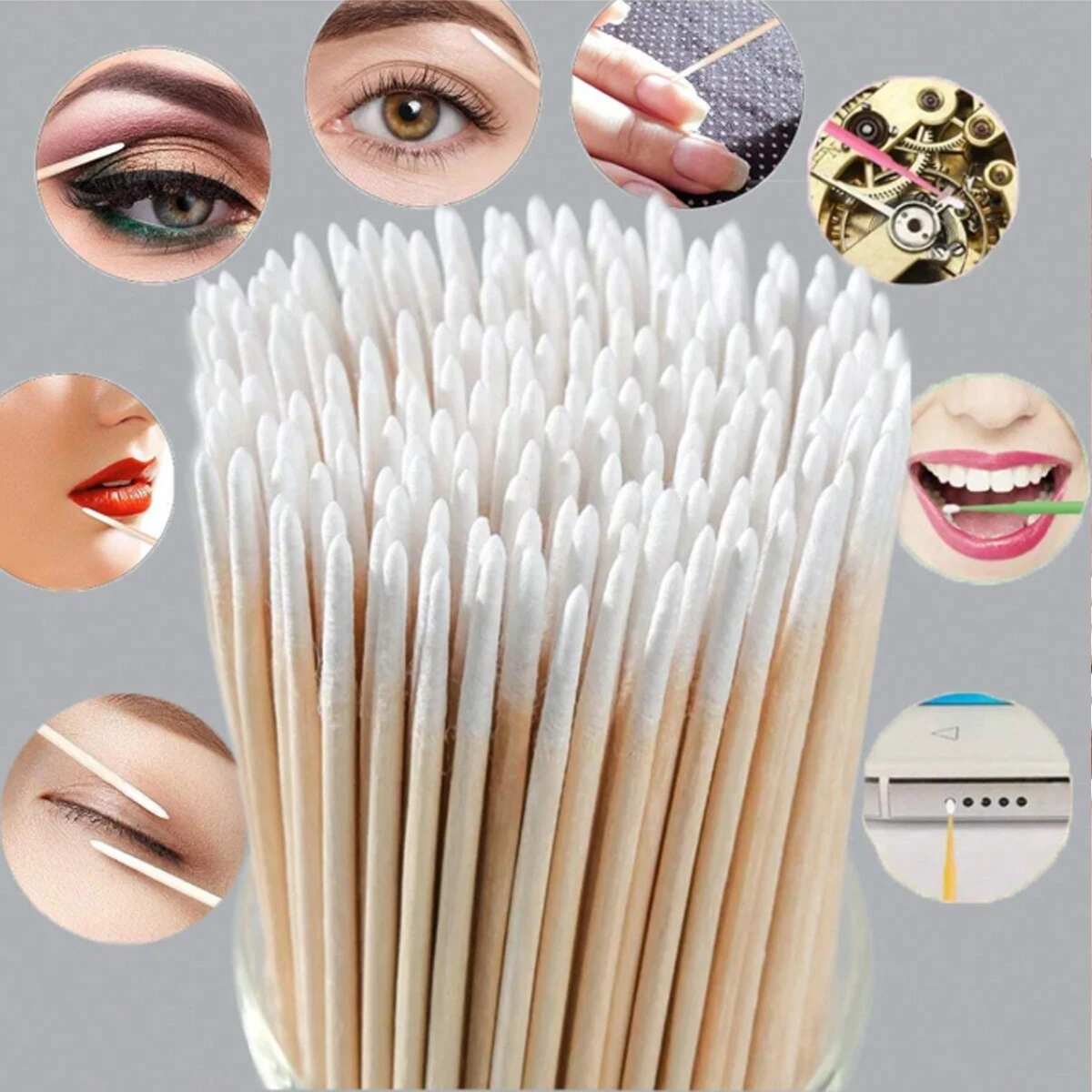 Cotton Swab Cleaning Stick Disposable Strong Pure Cotton Cotton Swab Used For Daily Cleaning Household Makeup Essentials
