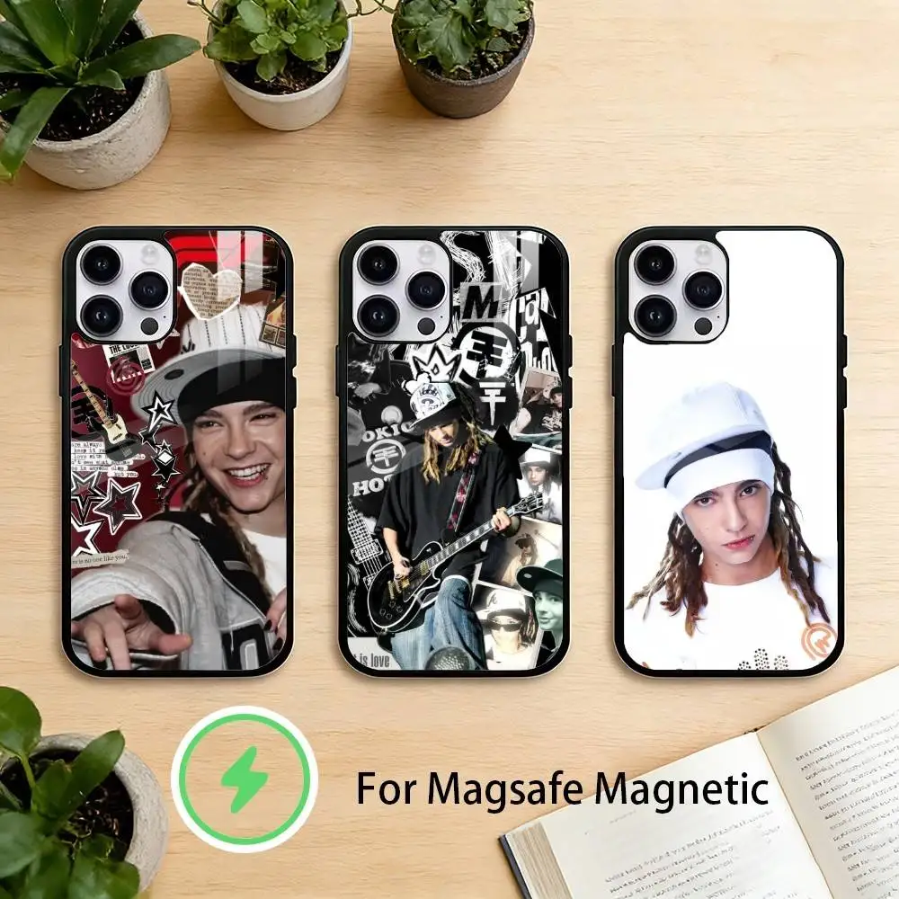 

Bill Tom Kaulitz Tokio Hotel Phone Case For iPhone 17,16,15,14,13,12,Plus,Pro,Max For Magnetic Wireless Charge