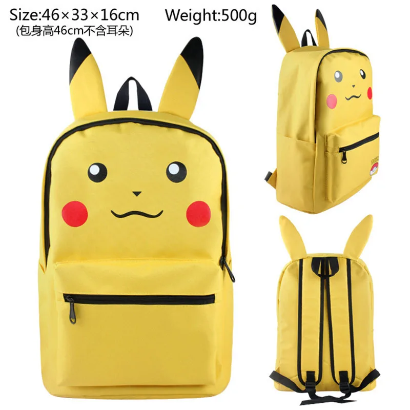 

Холщовый рюкзак Pokemon Pikachu Squirtle Eevee Bulbasaur, студенческая сумка на плечо, школьная сумка с героями мультфильмов, сумки для ноутбука, детский подарок на день рождения