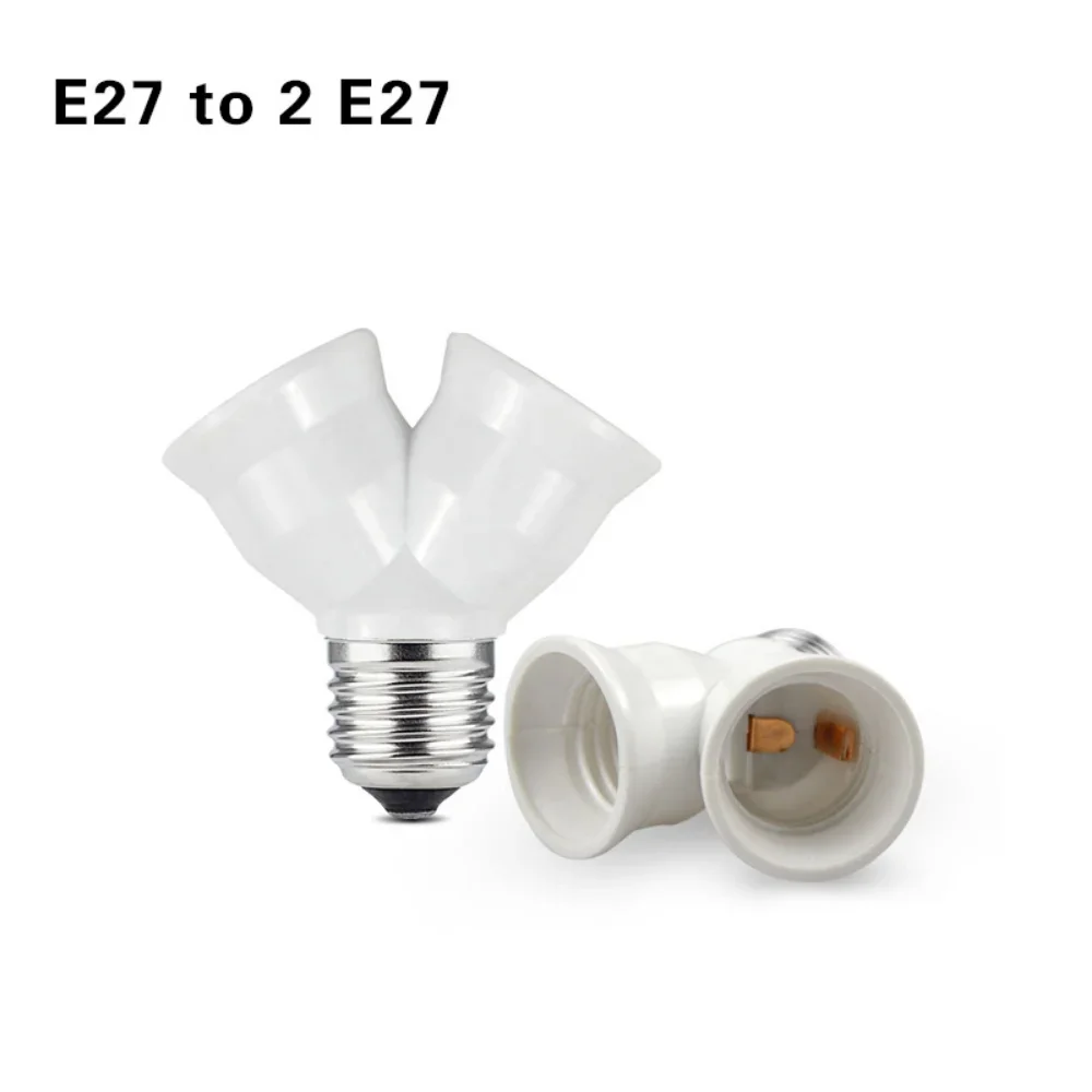 10PCS E27 E14 Gniazda śrubowe Lot Adapter żarówki z plastikową podstawą Przedłużacz żarówki LED Konwerter Mocowanie Uchwyt światła Gniazdo Okrągłe