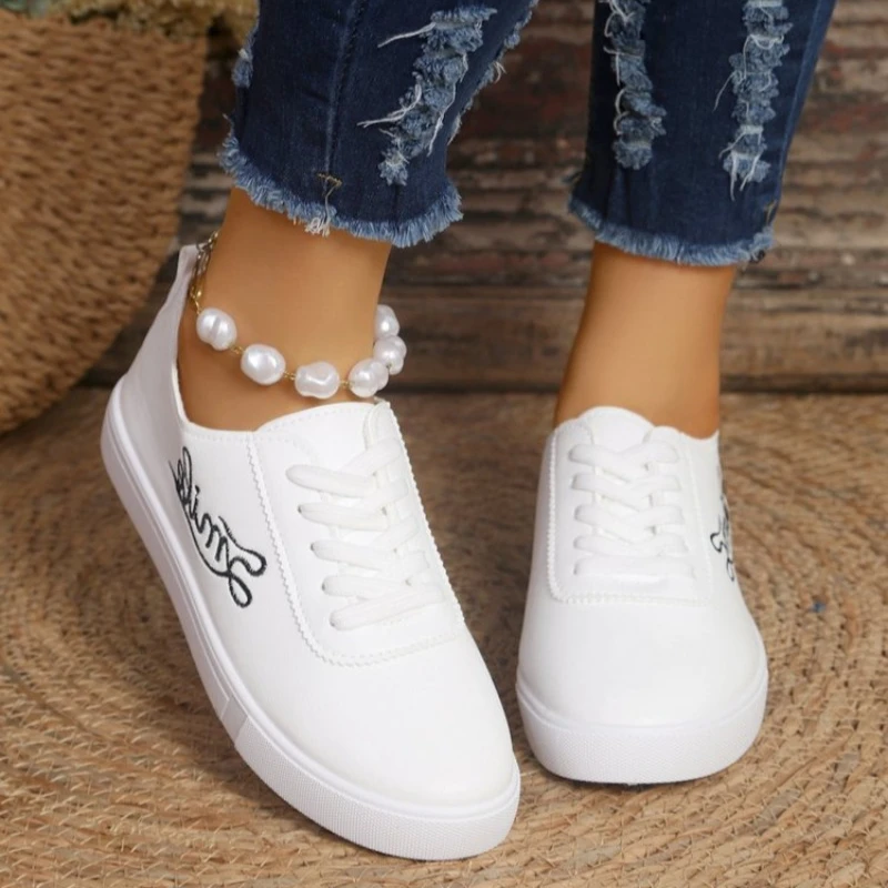 Women's simple solid color vulcanized shoes, comfortable outdoor loafers, summer running shoes, fashionable sports shoes