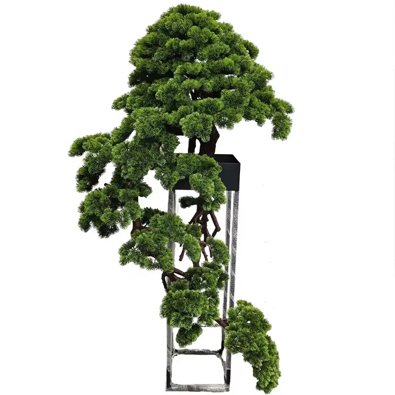 

Реалистичные искусственные бонсай красота сосна искусственная большая сосна растения для украшения дома