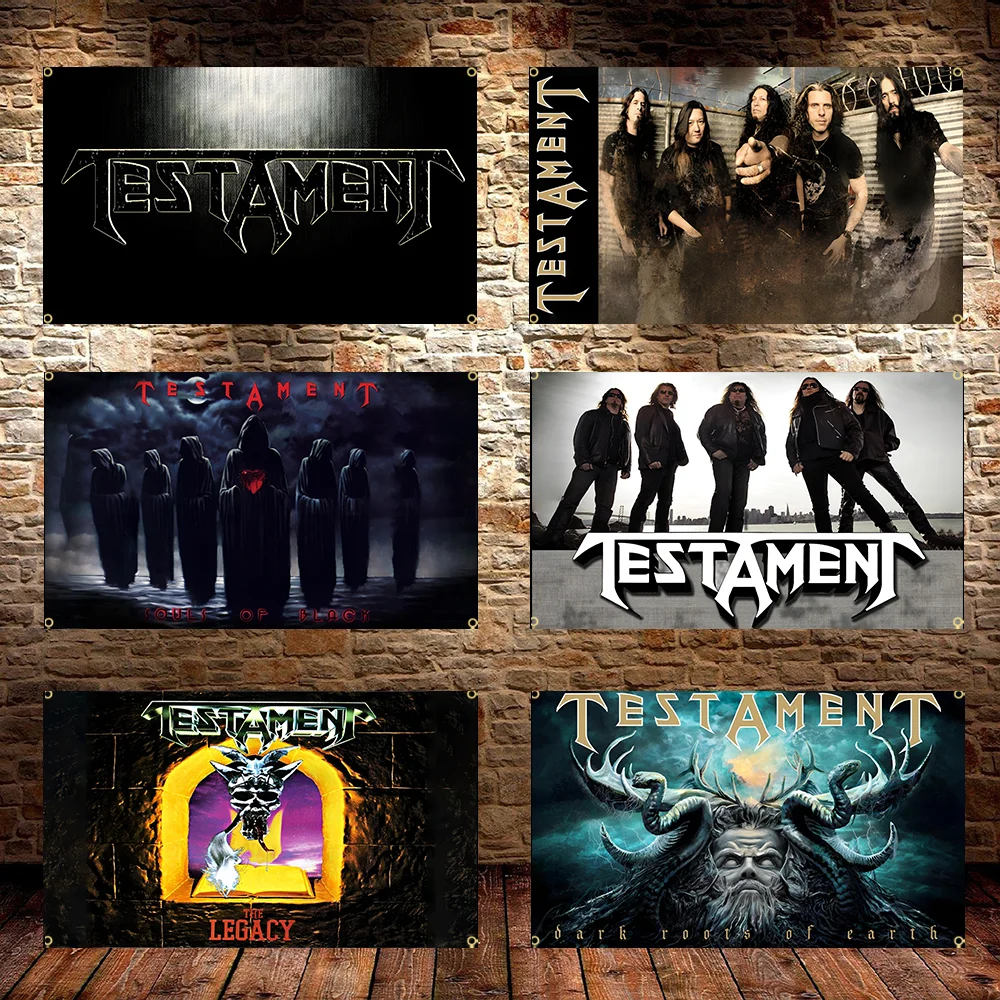 3x5ft Testament Band Flag Applicable To Polyester Printed Home Or Outdoor Decoration Flag