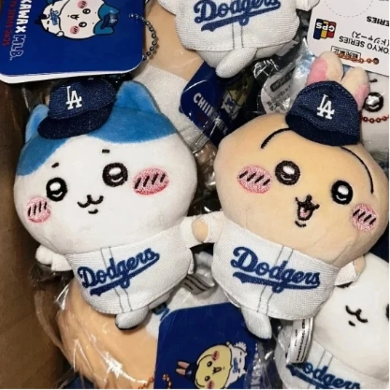Usachi Chiikawa Bear Baseball Giants Cartoon Hachiware Usagi Shapeshift Sanrio Hello Kitty Kuromi Anime Hanger Knuffel Gift