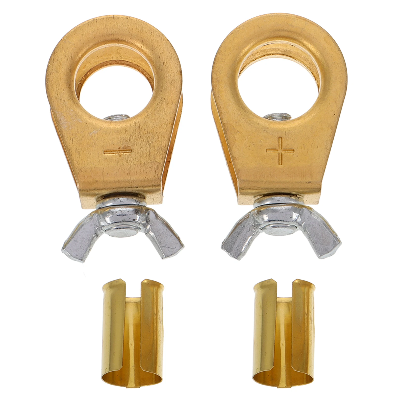 

Connector Car Terminal Clips Pure Copper Connection Brass Top Post Quick Release Reliable Vehicle Compatibility Easy
