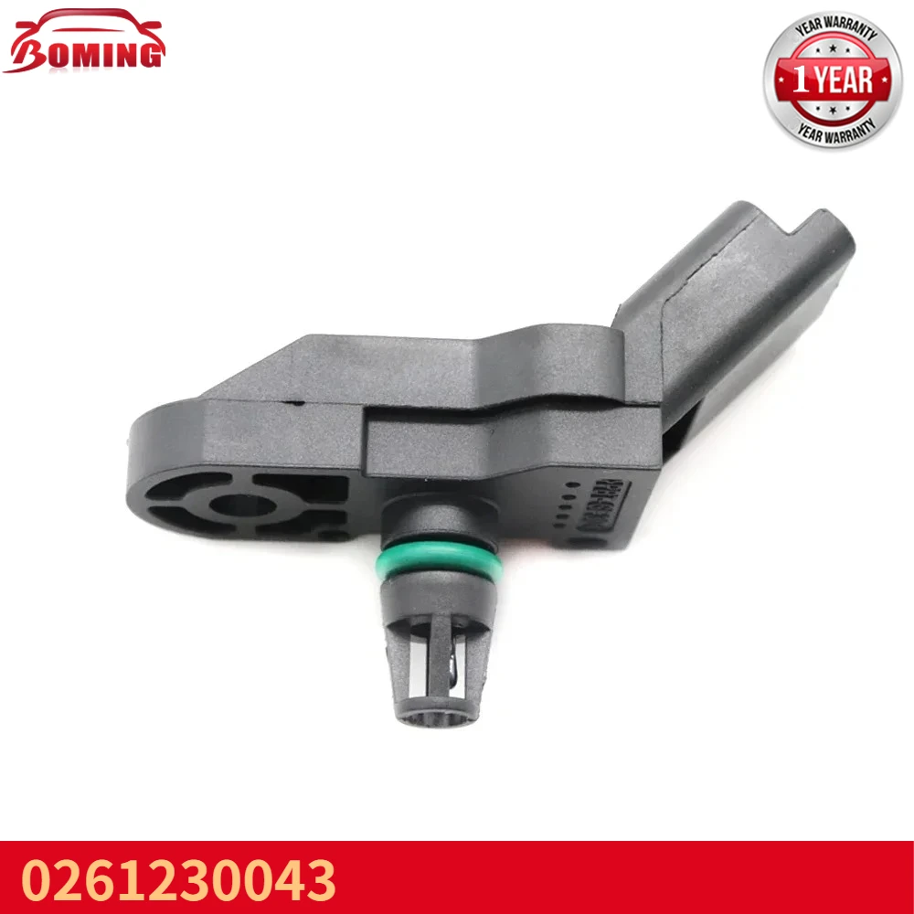NEW Manifold Absolute Boost Air Pressure MAP Sensor 0261230043 For PEUGEOT 1007 106 206 207 306 307 407 BIPPER EXPERT PARTNER