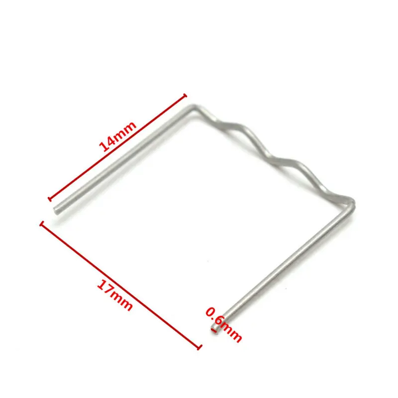 Stapler Flat Staples Staples Torch 0.6mm 100pcs Stainless Steel Weld Bumper Flat For Car Auto Pre-Cut Set Brand new
