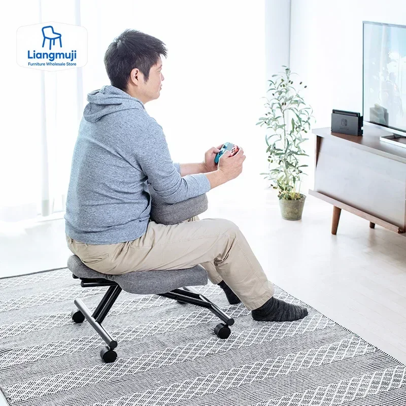 Kneeling Chair - Home Office Ergonomic Computer Desk Stool For Active Sitting Relieving Back and Neck Pain & Improving Posture