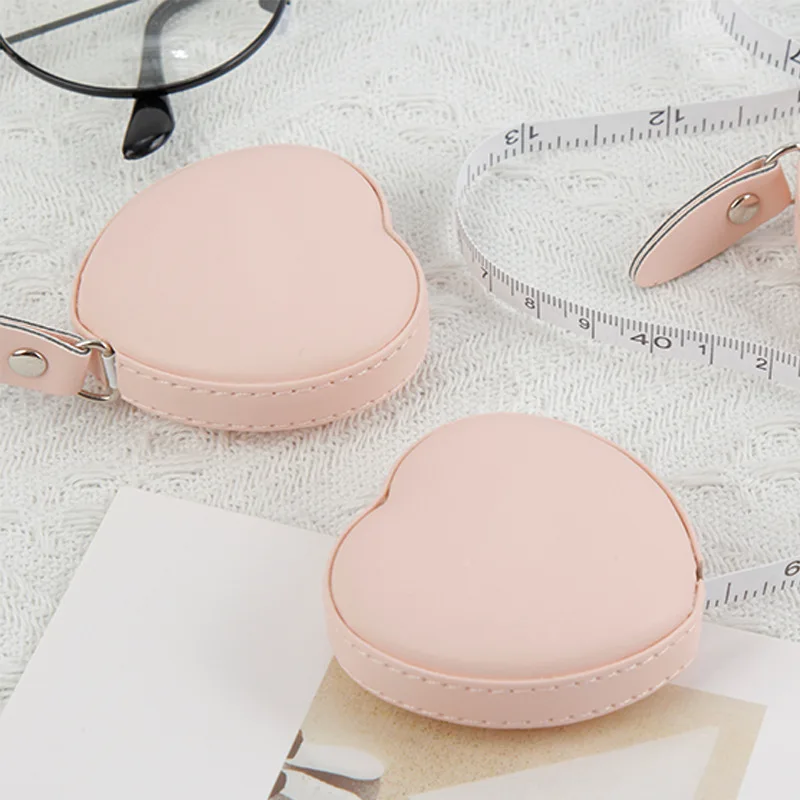 

Милая мини-линейка в форме сердца, портативная, автоматическая, выдвижная, 1,5 м.