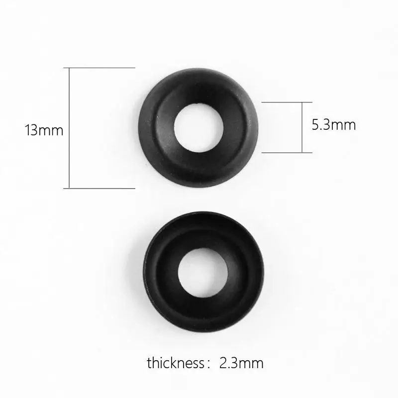 10/50/100pieces Countersunk Washer Kydex Sheath Screw Accessories Quick Pull Sheath Screw Parts Kydex Sheath Waist Clip Washer