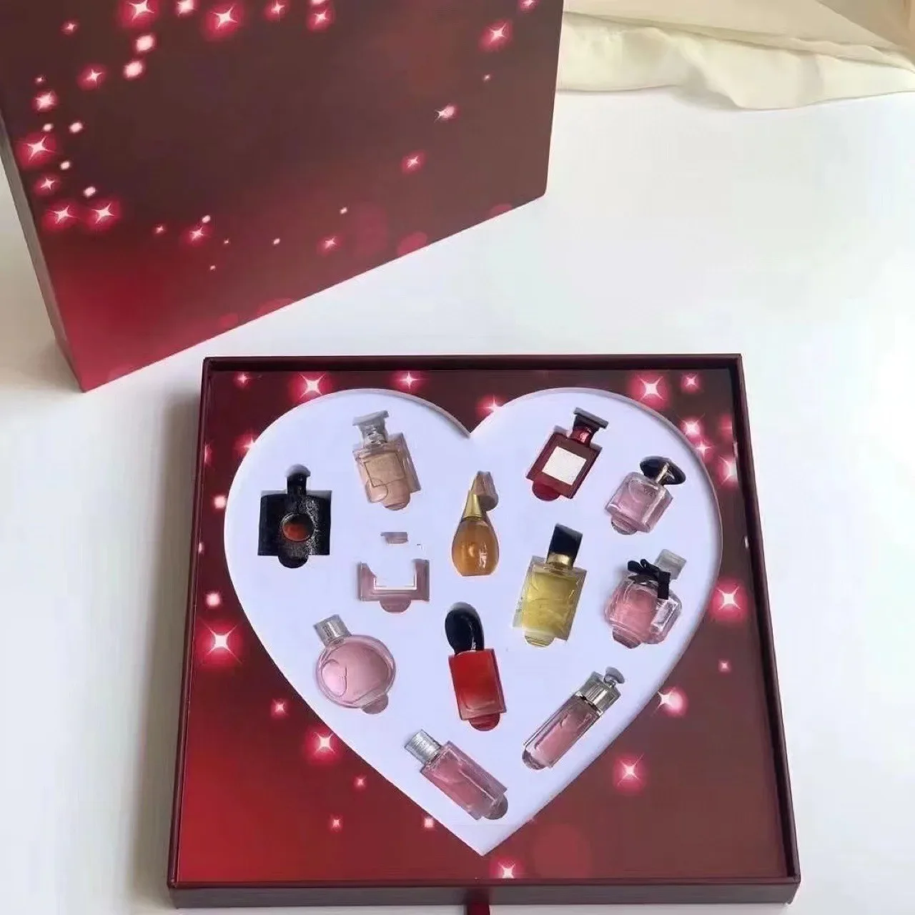 12 Bottles Gift Box French Brand Perfume Valentine Gift 7.5ml/bottle Original Perfume for Women Long Lasting Fragrance