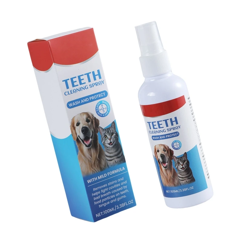 Mouth Freshening Sprays for Pet Prevent Teeth Problems Maintain Dental Hygienes Dogs Cats Freshing Mouth Cleanser Sprays M68E