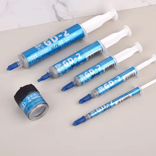 Pasta de silicona para disipador térmico de grasa conductora GD900 GD007 GD-2 para procesadores de CPU de ordenador disipador térmico enfriador de agua de yeso