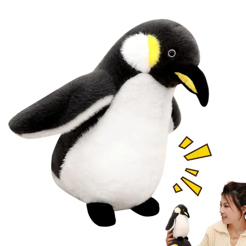 

Stuffed Penguin Plush 7.8 Inches Stuffed Penguin Doll Cuddly Collectible Dolls Soft Plush Decoration For Home Room Living Room