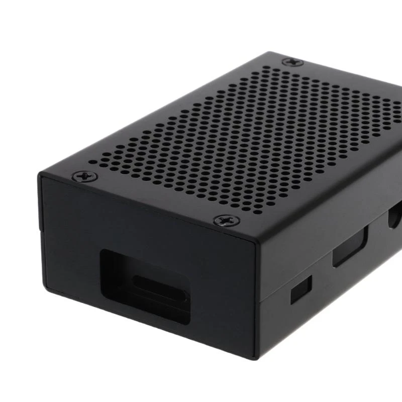 R1WD untuk 3 Aluminium Case- Logam Logam untuk RPI 3 Model B Kompatibel dengan- 3 Model